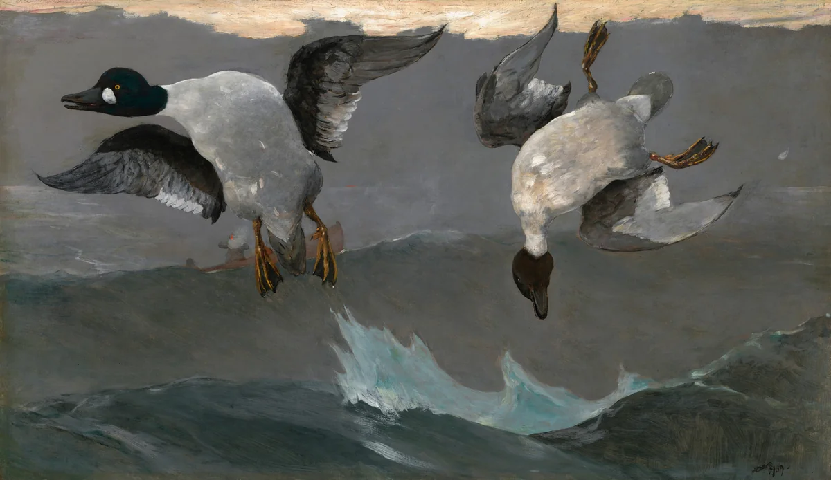 Right and Left by Winslow Homer, painting, 1909
