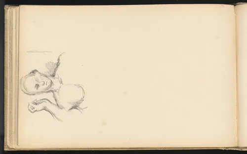 Study of "The Roman Orator (Germanicus)" by Paul Cezanne, drawing, 1883-1886