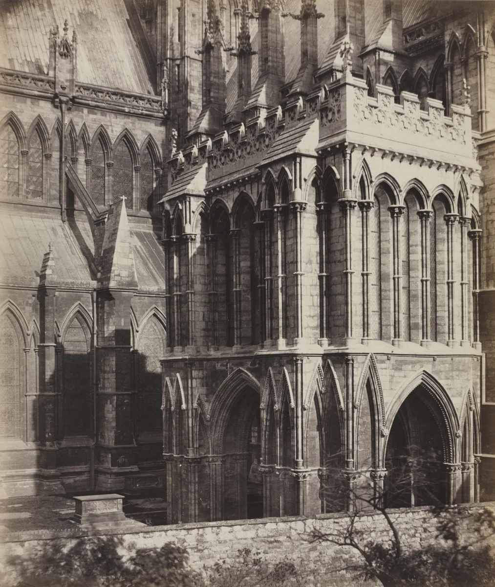 Lincoln Cathedral: The Galilee Porch by Roger Fenton, photograph, 1852-1862