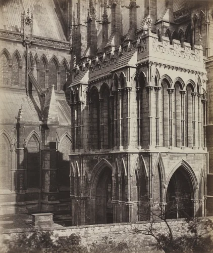 Lincoln Cathedral: The Galilee Porch by Roger Fenton, photograph, 1852-1862
