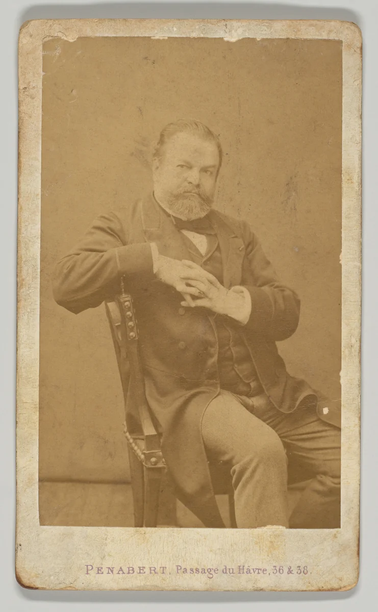 [Unidentified Man] by Georges Penabert, photograph, 1860-1869