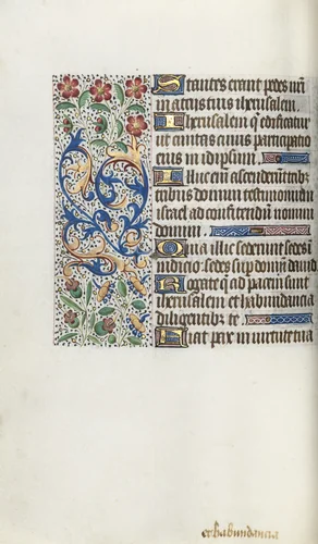 Book of Hours (Use of Rouen): fol. 62v by Master of the Geneva Latini, book, 1465-1475