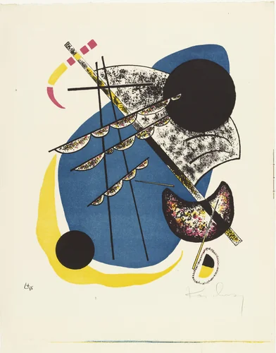 Small Worlds II (Kleine Welten II) from Small Worlds (Kleine Welten) by Wassily Kandinsky, print, 1922
