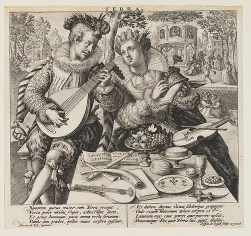 Terra (Earth), from The Elements by Maerten de Vos, print, 1600