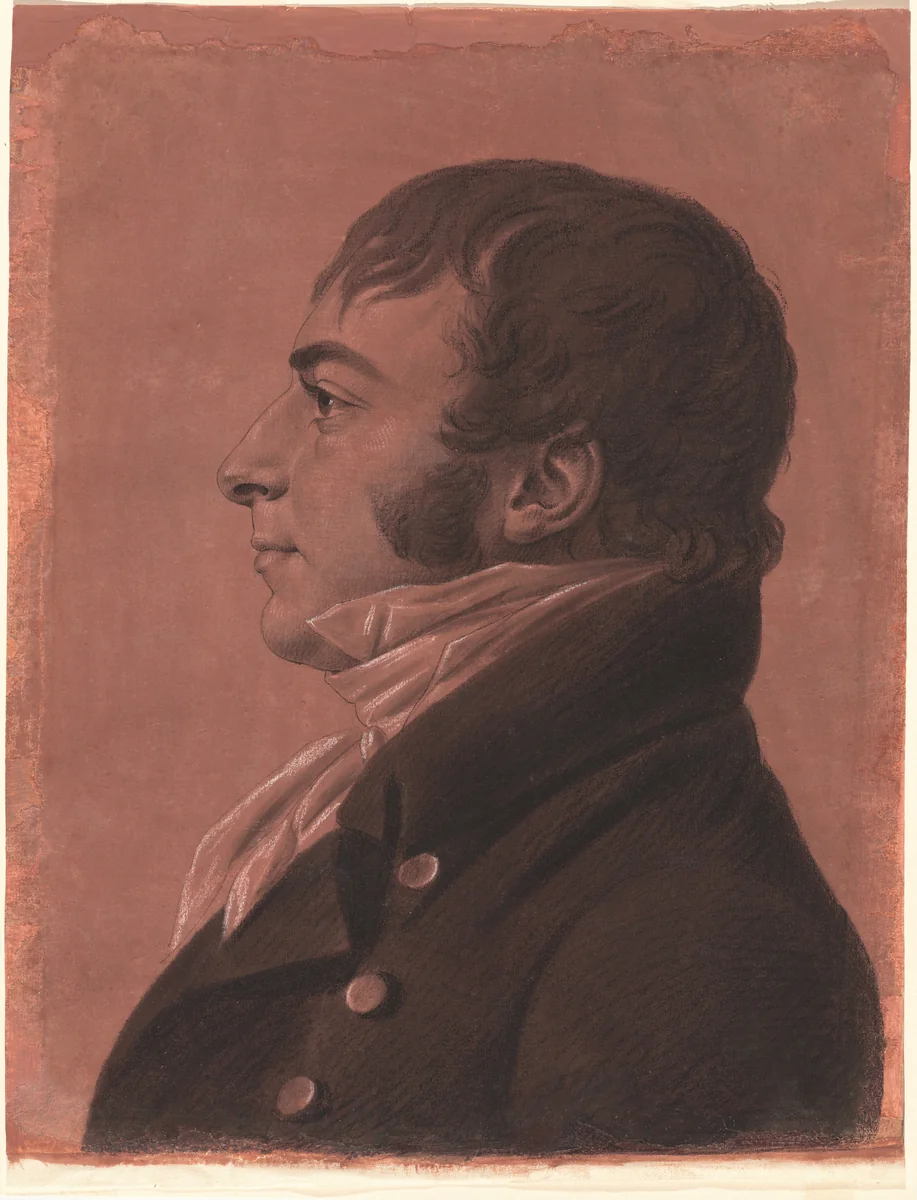 John Carlyle Herbert by Charles B. J. Févret de Saint-Mémin, drawing, 1807