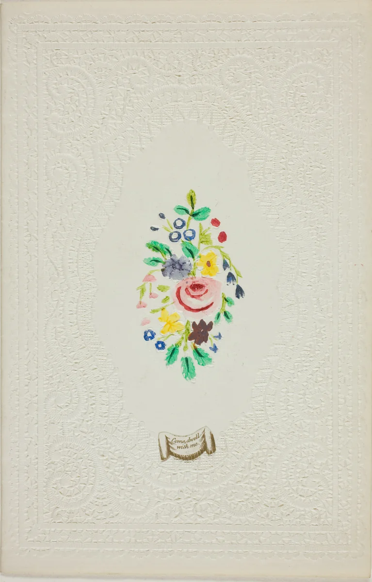 Come Dwell with Me (Valentine) by Unknown Artist, other, 1845-1855