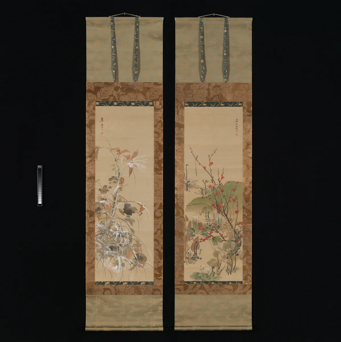 Flowers and Birds of the Four Seasons by Ikeda Koson, painting, 1834-1866