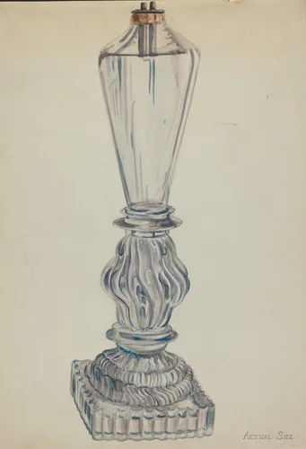 Lamp by Ella Sterling, index of american design, 1936