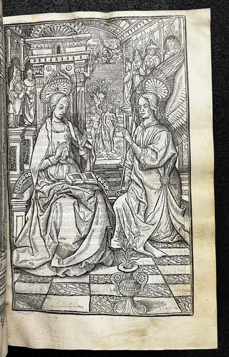 Book of Hours, use of Rome (Heures a lusaige de Romme) by Gilles Hardouyn, book, 1514