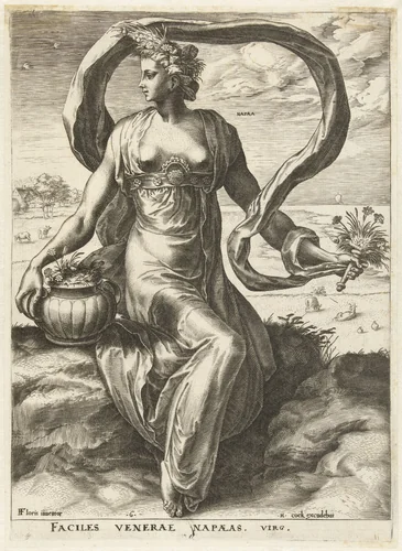 Napaea by Cornelis Cort, print, 1564