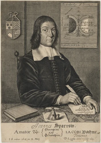 John Sparrow, Mystic by David Loggan, print, 1659