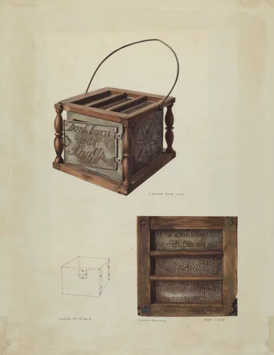 Foot Warmer by J. Howard Iams, index of american design, 1939