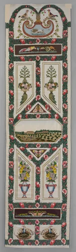 Verdures du Vatican (set of two) by Jean Démosthène Dugourc, textile, 1794-1804
