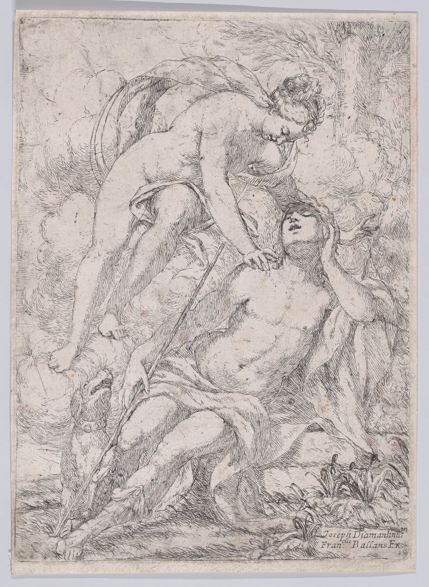 Bacchus, Ceres, and Venus by Giuseppe Diamantini, print, 1650-1700