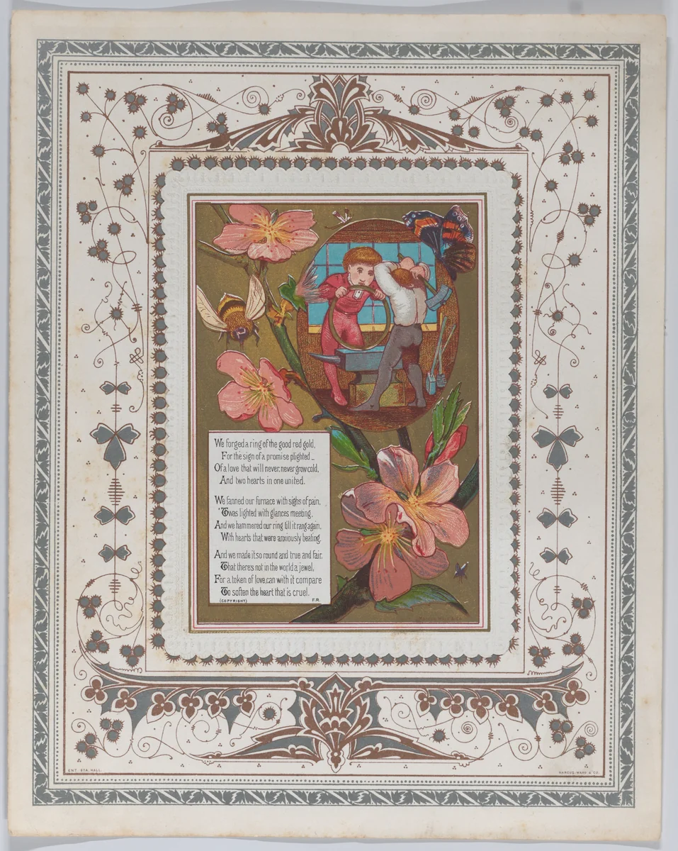 Valentine by Kate Greenaway, other, 1874