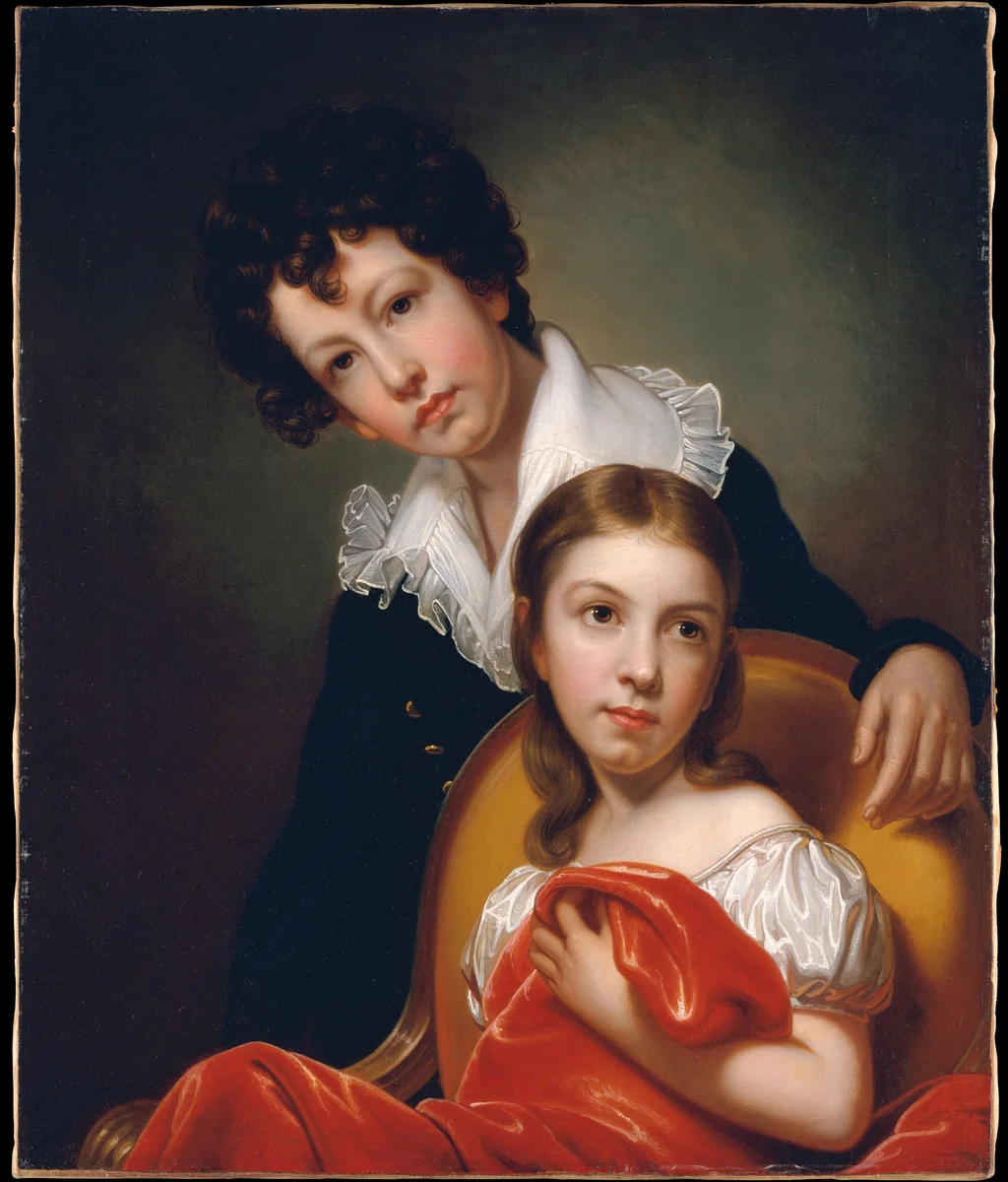 Michael Angelo and Emma Clara Peale by Rembrandt Peale, artwork, 1826