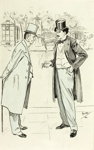 What Made You Take Up Art as a Profession? by Philipp William May, drawing, 1894