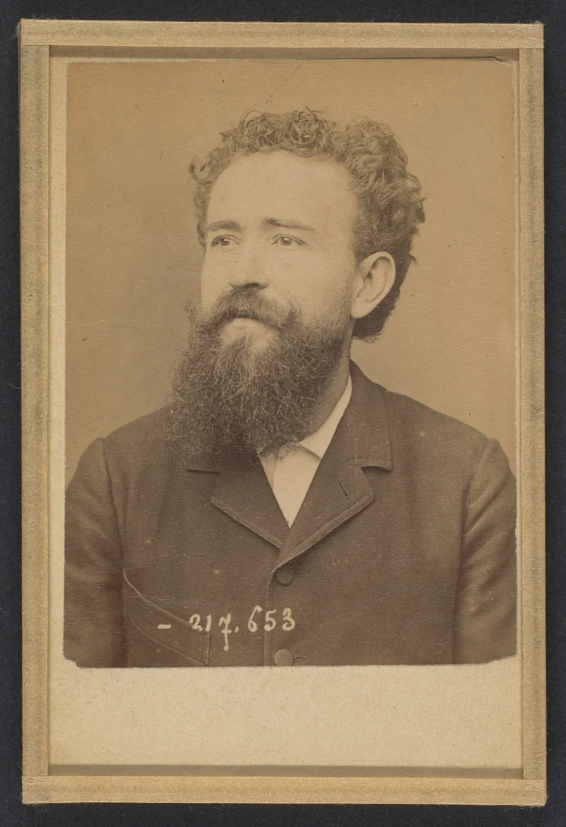 Matha. by Alphonse Bertillon, photograph, 1880-1899