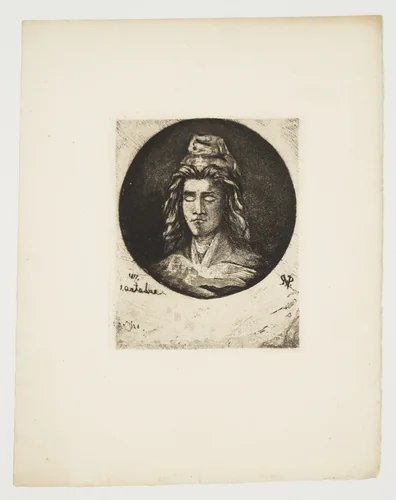 Head of the Republic by Paul Gachet, print, 1850-1909