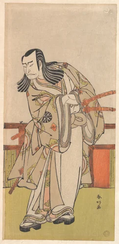 The Actor Nakamura Nakazo as a Daimyo by Katsukawa Shunkō (勝川春好), print, 1781-1801