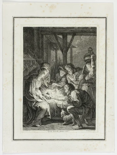Adoration of the Shepherds by Pierre-François Basan
Peter Paul Rubens, print, 1743-1797