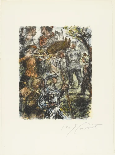 Tell's Shot (Der Tell-Schuss) from William Tell (Wilhelm Tell) by Lovis Corinth, print, 1923