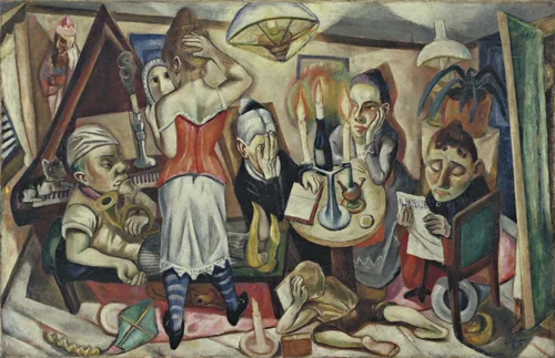 Family Picture by Max Beckmann, painting, 1920