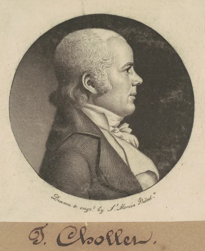 T. Chollet by Charles B. J. Févret de Saint-Mémin, print, 1800