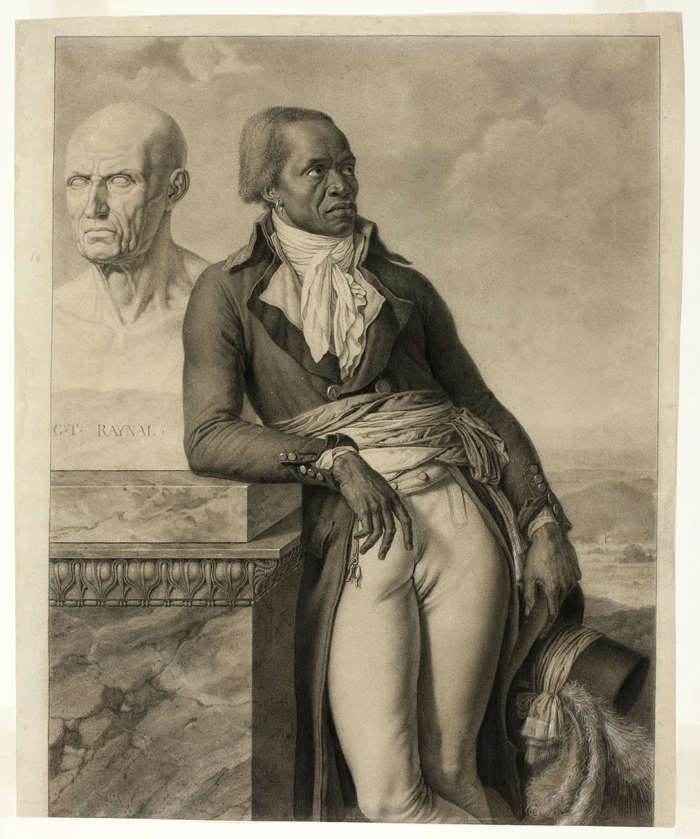 Jean-Baptiste Belley by Anne-Louis Girodet de Roucy-Trioson, drawing, 1787-1824
