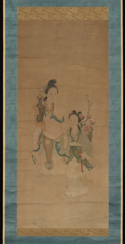 Two Ladies by Unidentified Artist, painting, 1700-1799