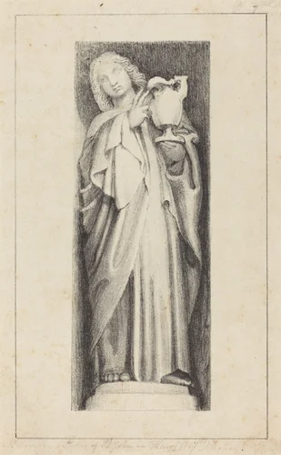 Saint John, from Henry the Seventh's Chapel Westminster Abbey by Maria Denman; John Flaxman, print, 1829