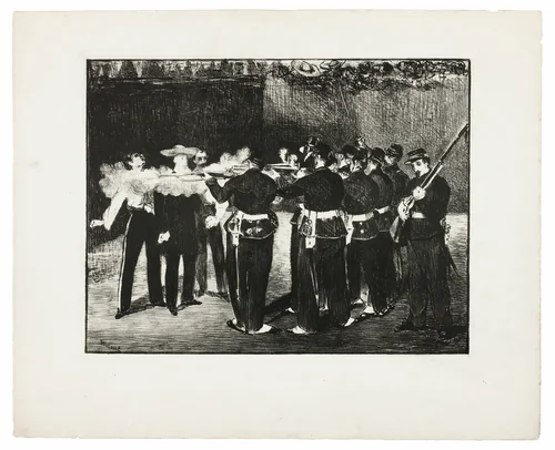 The Execution of Maximilian by Édouard Manet, print, 1867-1868