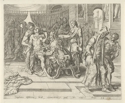 Besnijdenis van Sichem by Harmen Jansz Muller, print, 1567-1571