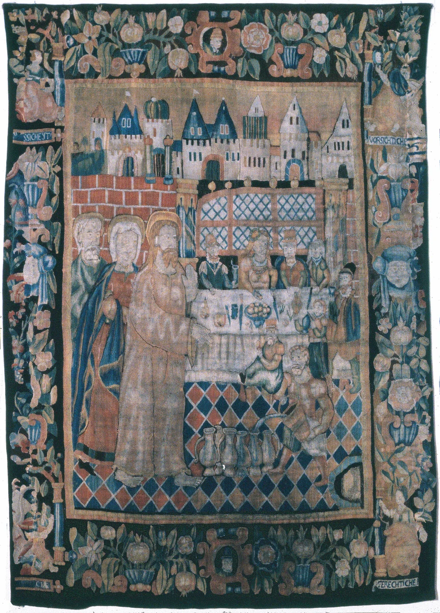 The Marriage at Cana by Northern Germany, textile, 1575-1600