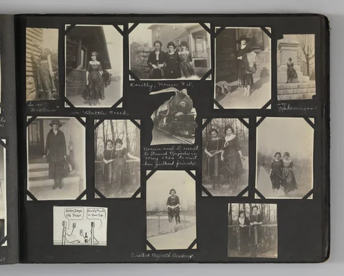 The Story of my Life and Friends as Told by Snapshots from Fourteen On by Blanche Parker, photograph, 1916