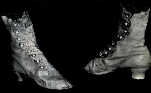 Pair of Startups (Half Boots) by United States, textile, 1860-1880