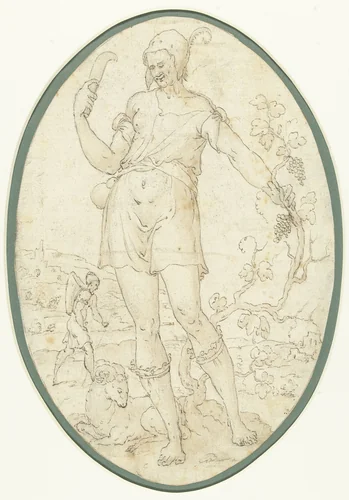 Maart by anonymous, drawing, 1550-1600