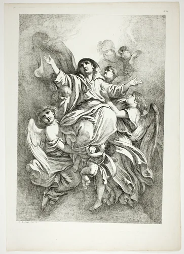 Plate 29 of 38 from Oeuvres de J. B. Huet by Jean Baptiste Huet, print, 1796-1799