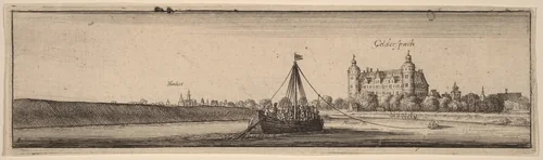 Gelderspach by Wenceslaus Hollar, print, 1632-1636