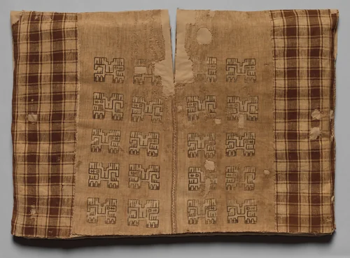 Tunic with Profile Animals and Checkerboards by Unknown, textile, 410-540