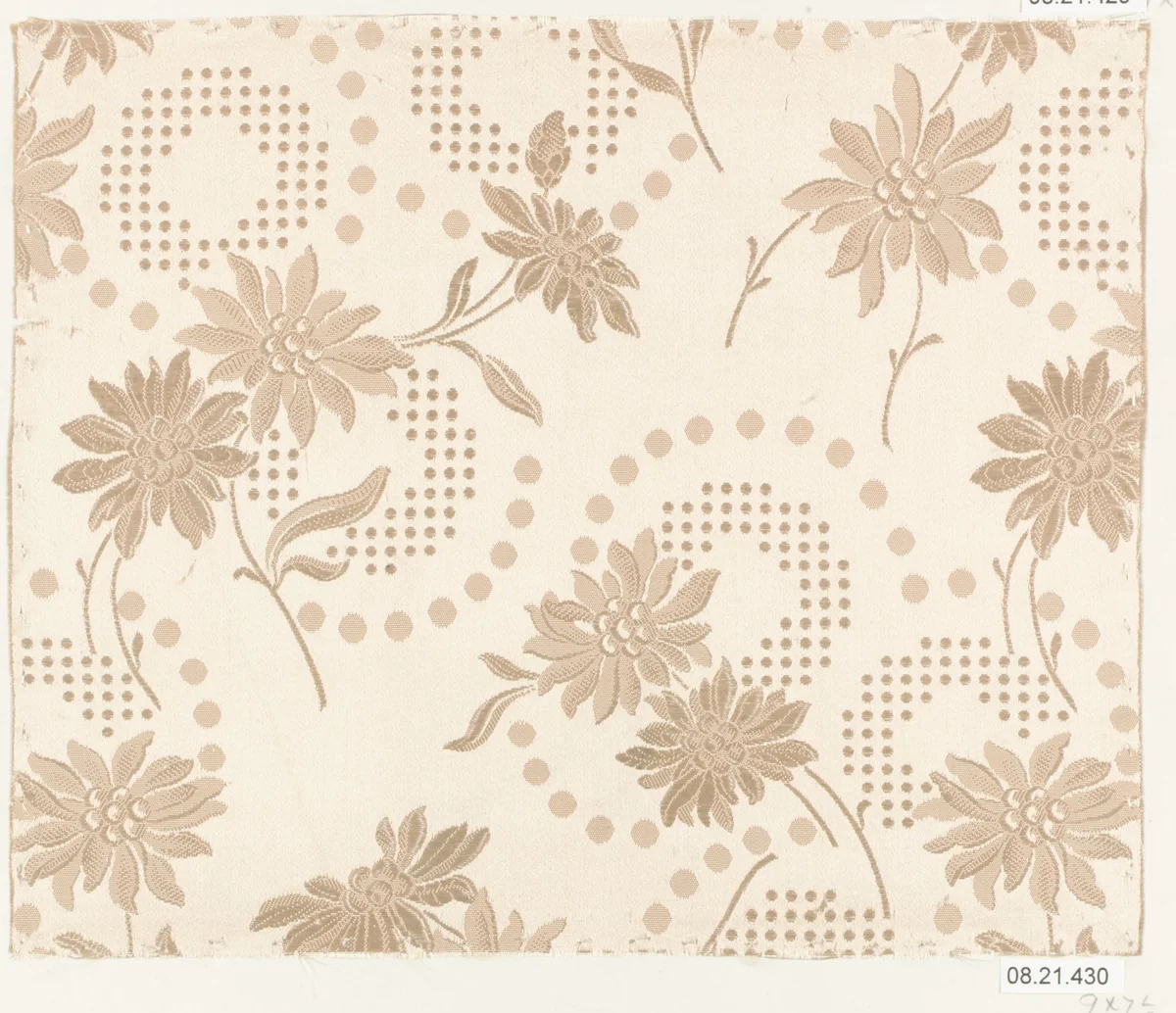 Textile sample by Unknown Designer, textile, 1900