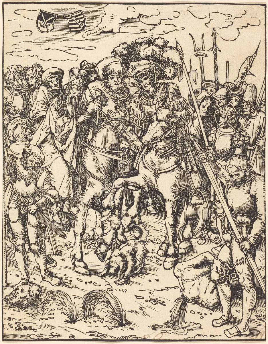 Saint Matthew by Lucas Cranach, print, 1472-1553