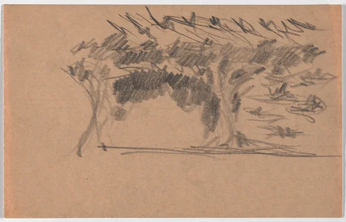 Unidentified interior sketch by Hans Poelzig, architecture, 1919