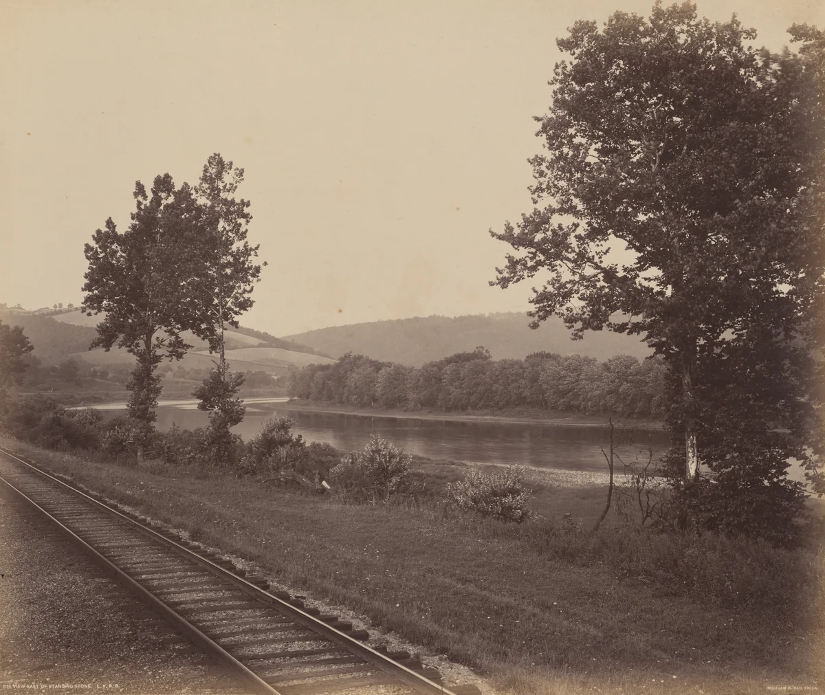 East View of Standing Stone by William H. Rau, photograph, 1890-1900