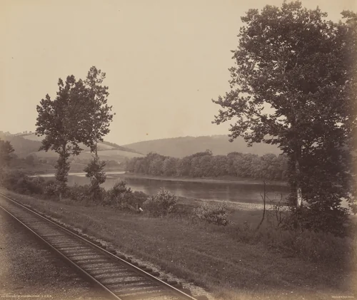 East View of Standing Stone by William H. Rau, photograph, 1890-1900