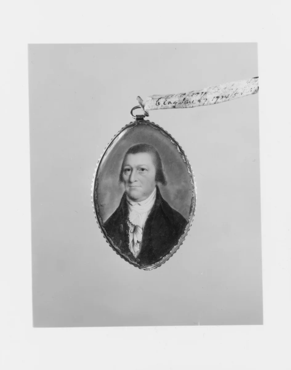 Theophylact Bache by John Ramage, artwork, 1790