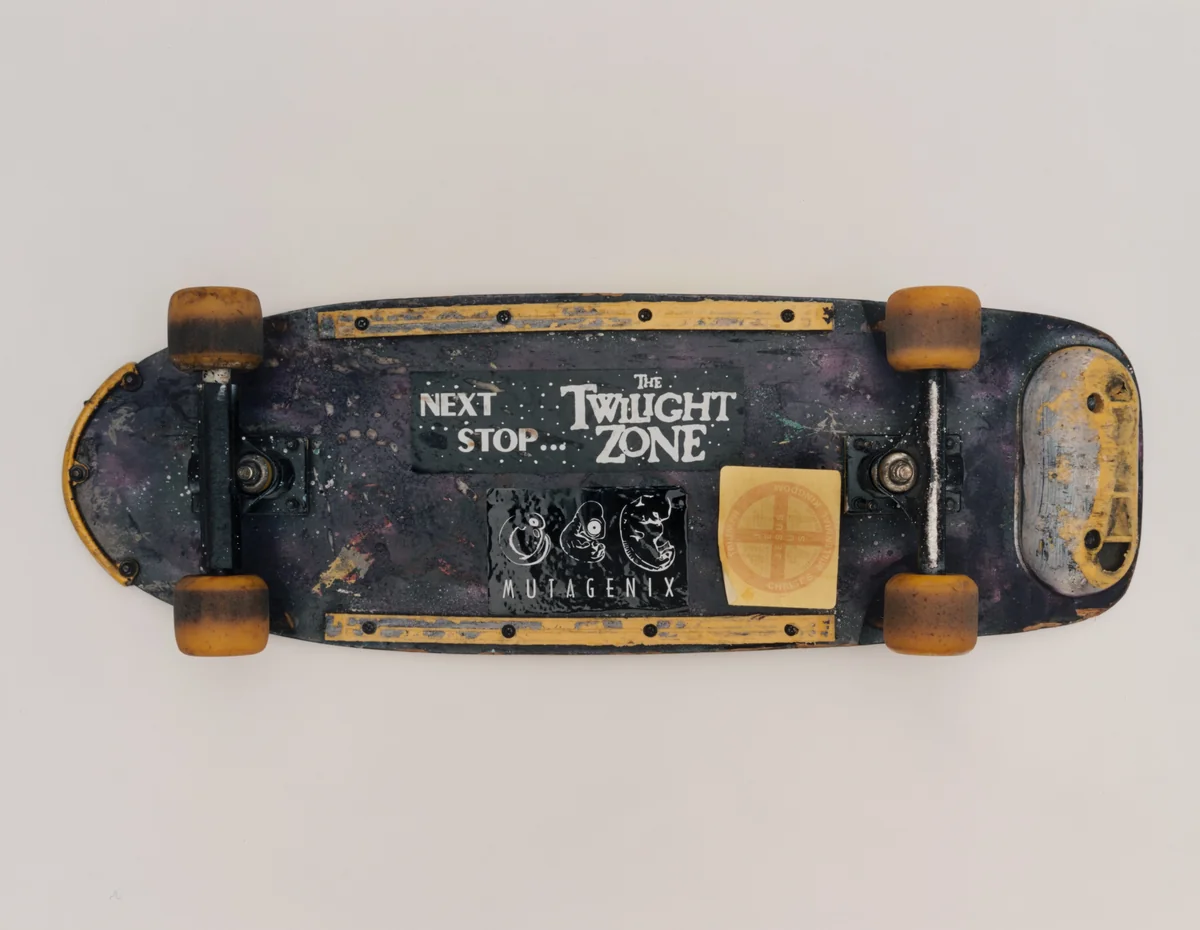Skateboard by Jim Goldberg, photograph, 1990