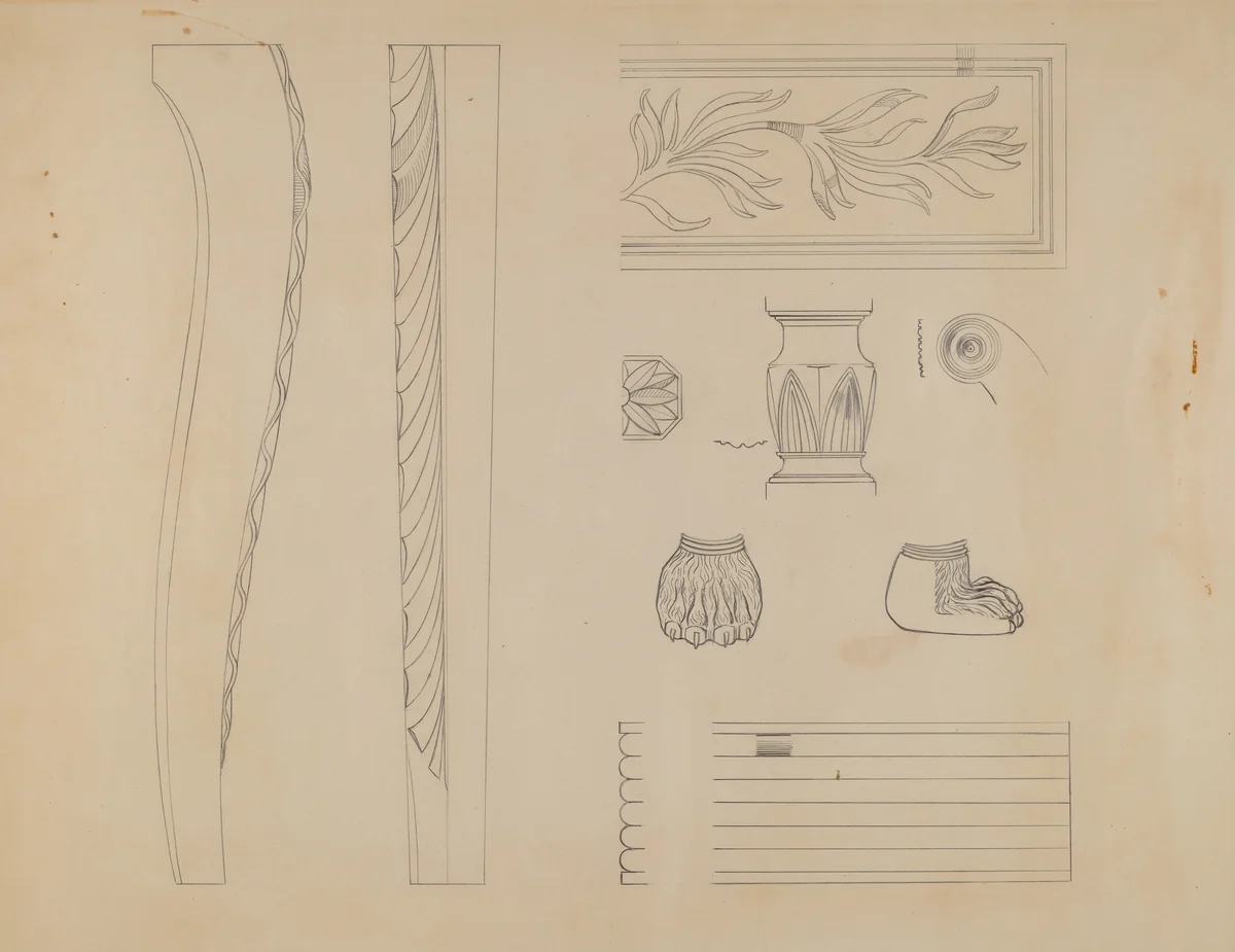 Window Seat by Jack Carr, index of american design, 1939