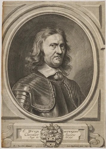 Sir Hugh Cartwright by Lucas Vorsterman II, print, 1624-1704