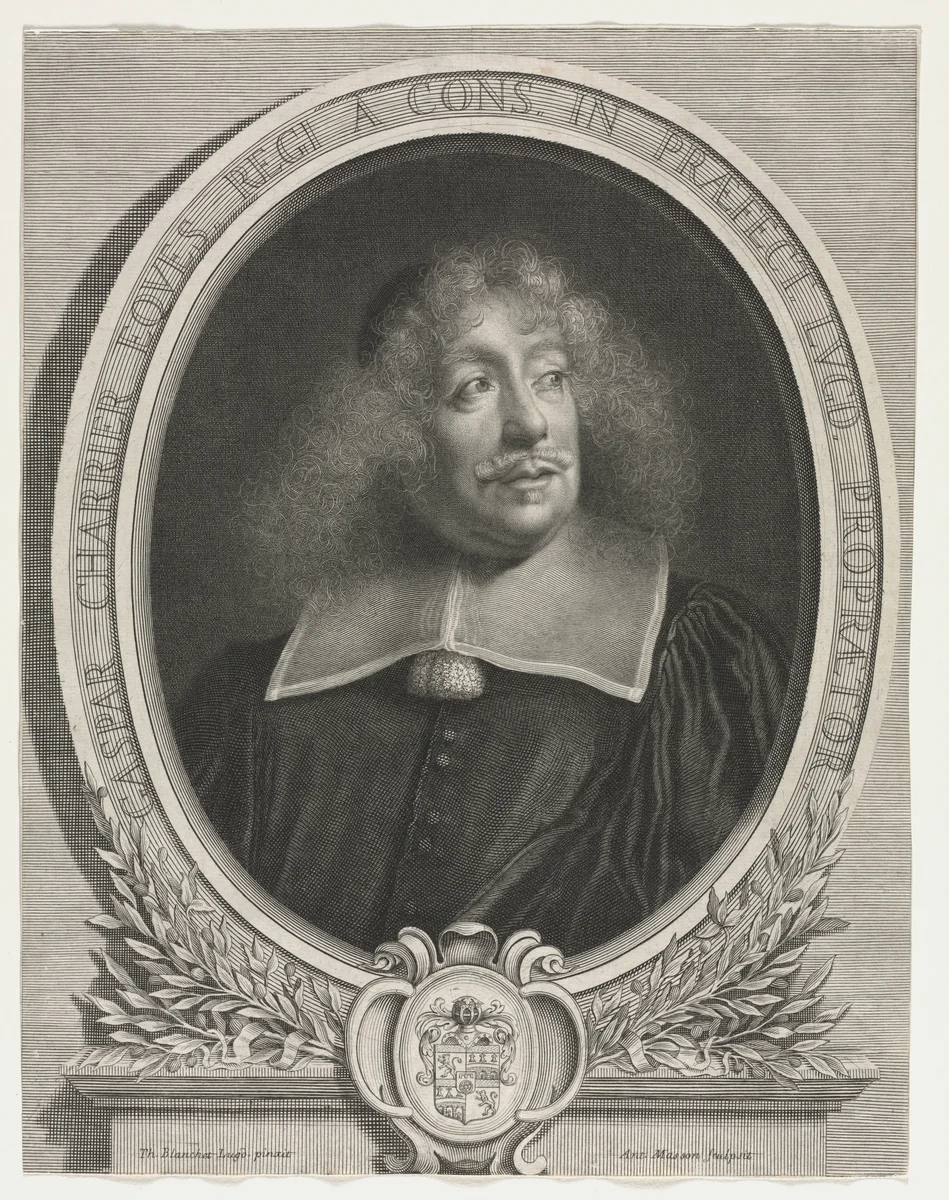 Gaspard Charrier by Antoine Masson, print, 1675-1700